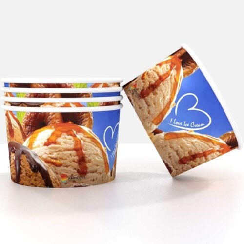 Ice Cream Paper Cup Blank