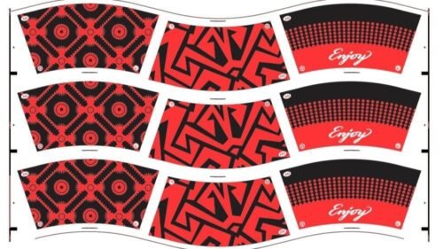 450 ML Disposable Paper Glass Blank