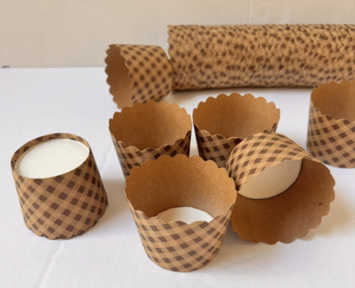 Printed Brownie Paper Cup Blank