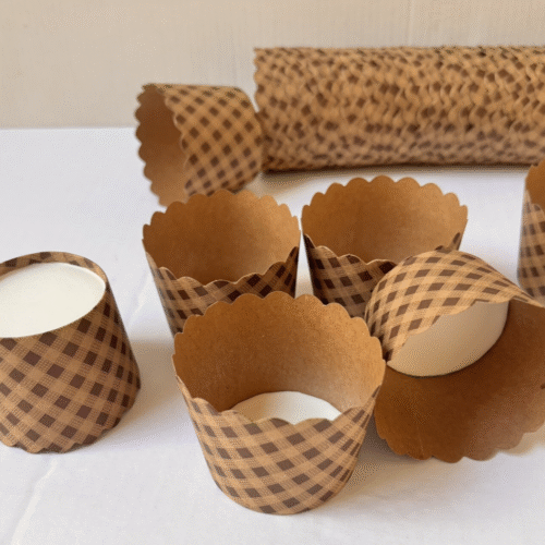 Printed Brownie Paper Cup Blank